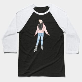 Winter girl Baseball T-Shirt